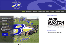 Tablet Screenshot of olentangybravesll.org